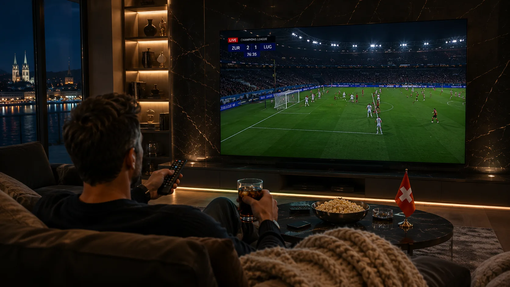 IPTV Sport Schweiz 2026 — Champions League live auf Smart-TV in 4K