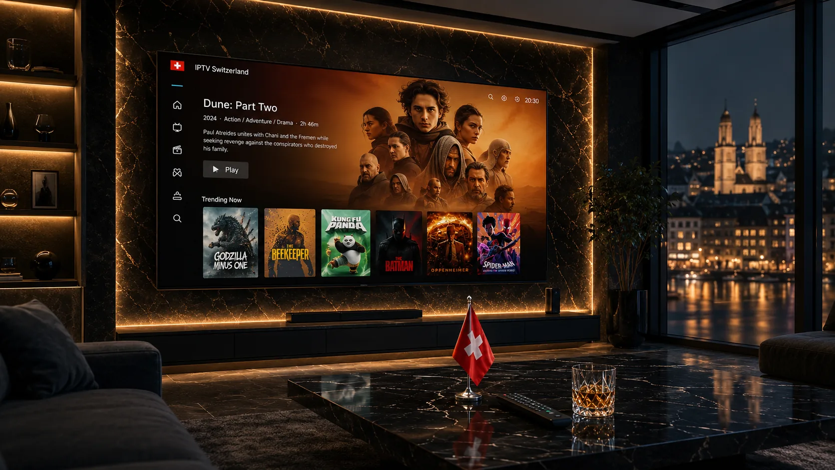 IPTV Schweiz VOD — Dune und aktuelle Blockbuster in 4K streamen